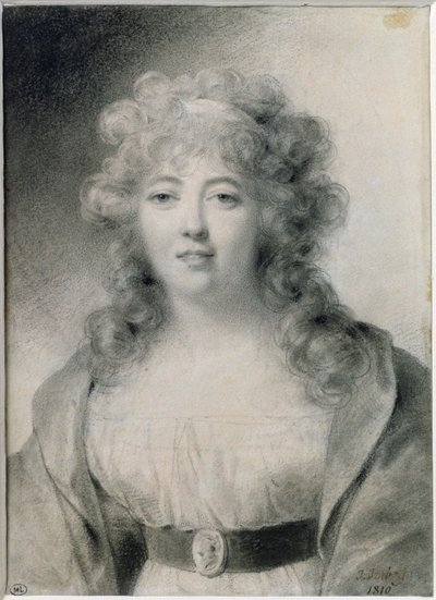 Madame de Stael (1766-1817) 1810 da Jean Baptiste Isabey